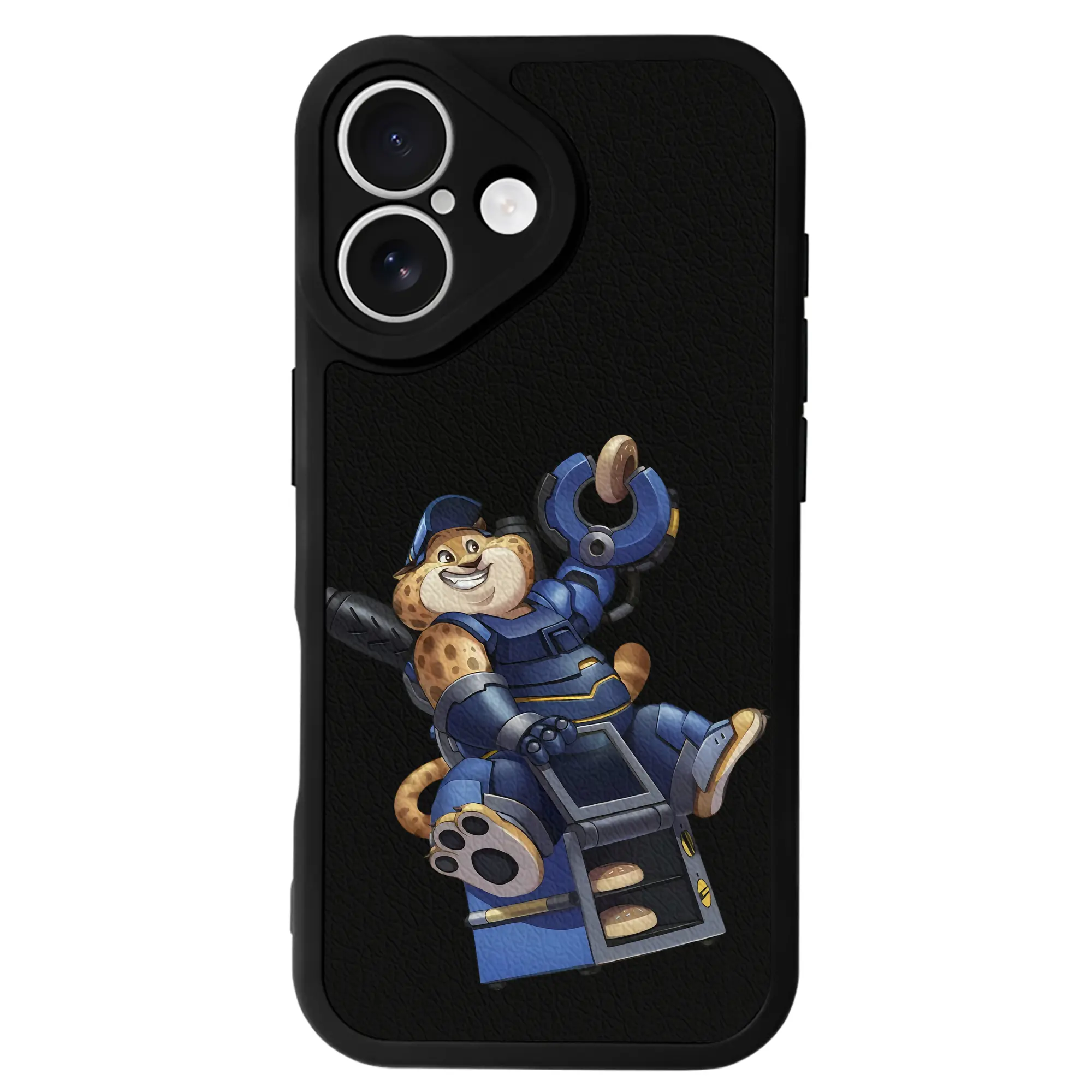 ズートピア グッズ,ベンジャミン・クロウハウザー - IPhone 16シリーズ対応 ・ シリコンスマホケース ・ レザー調 ・ 高精度フィット ・ 耐衝撃 ・ ワイヤレス充電対応 ・ 精密カット